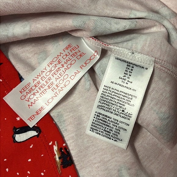 Amazon Essentials Red Panda PJ Set- Size M- NWT - Picture 7 of 11